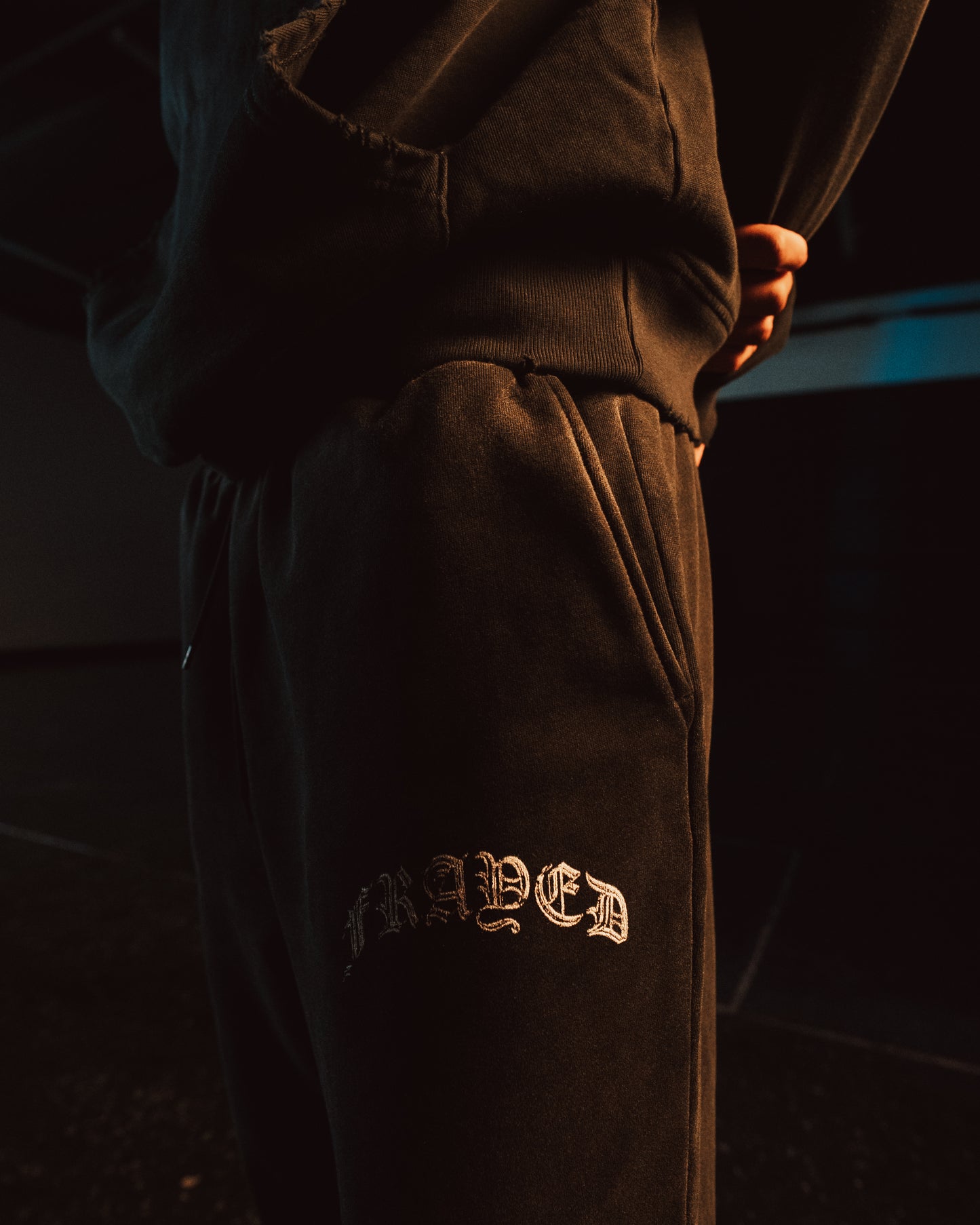 Frayed Boxed Overside Sweats