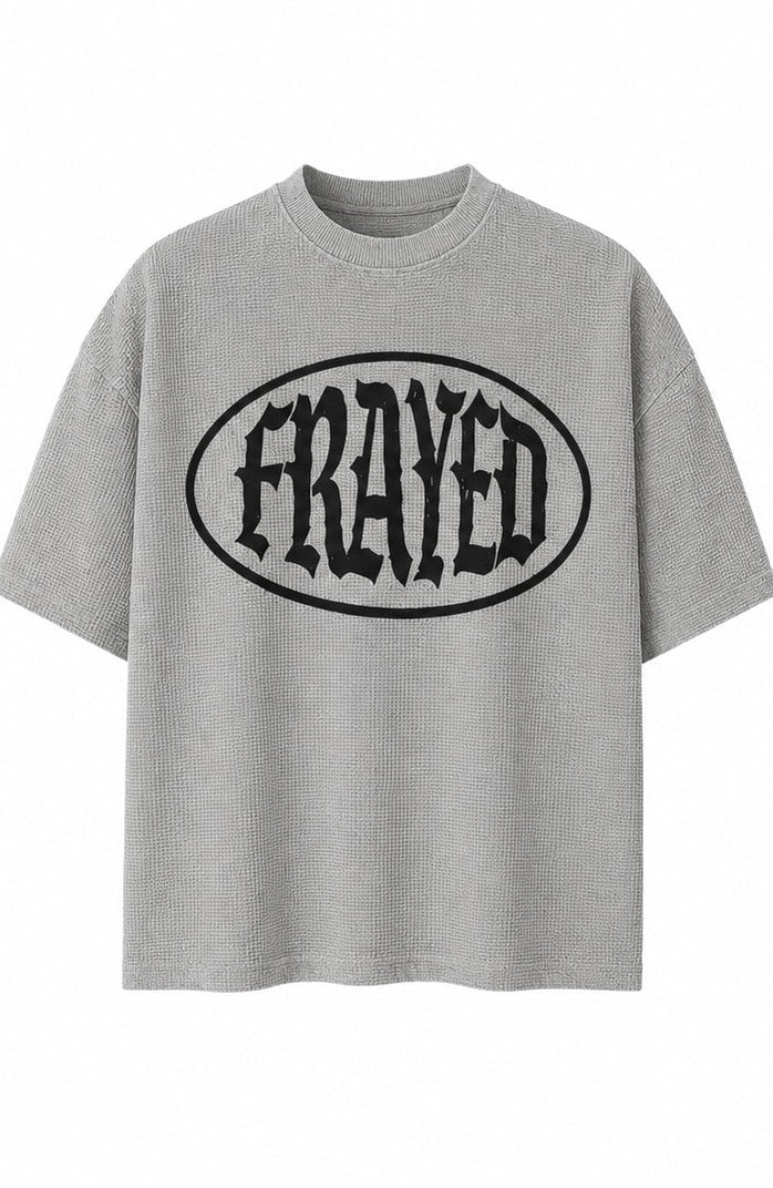 Heather Grey Waffle Tee