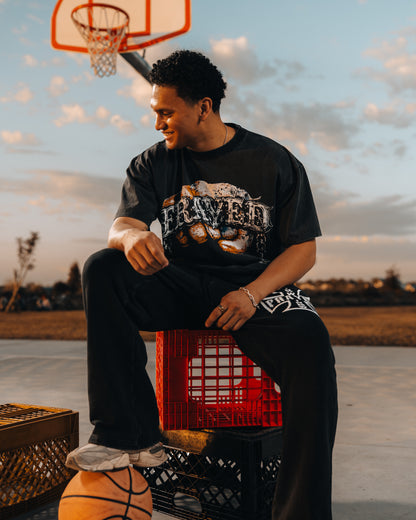 Frayed Brass Knuckle Tee