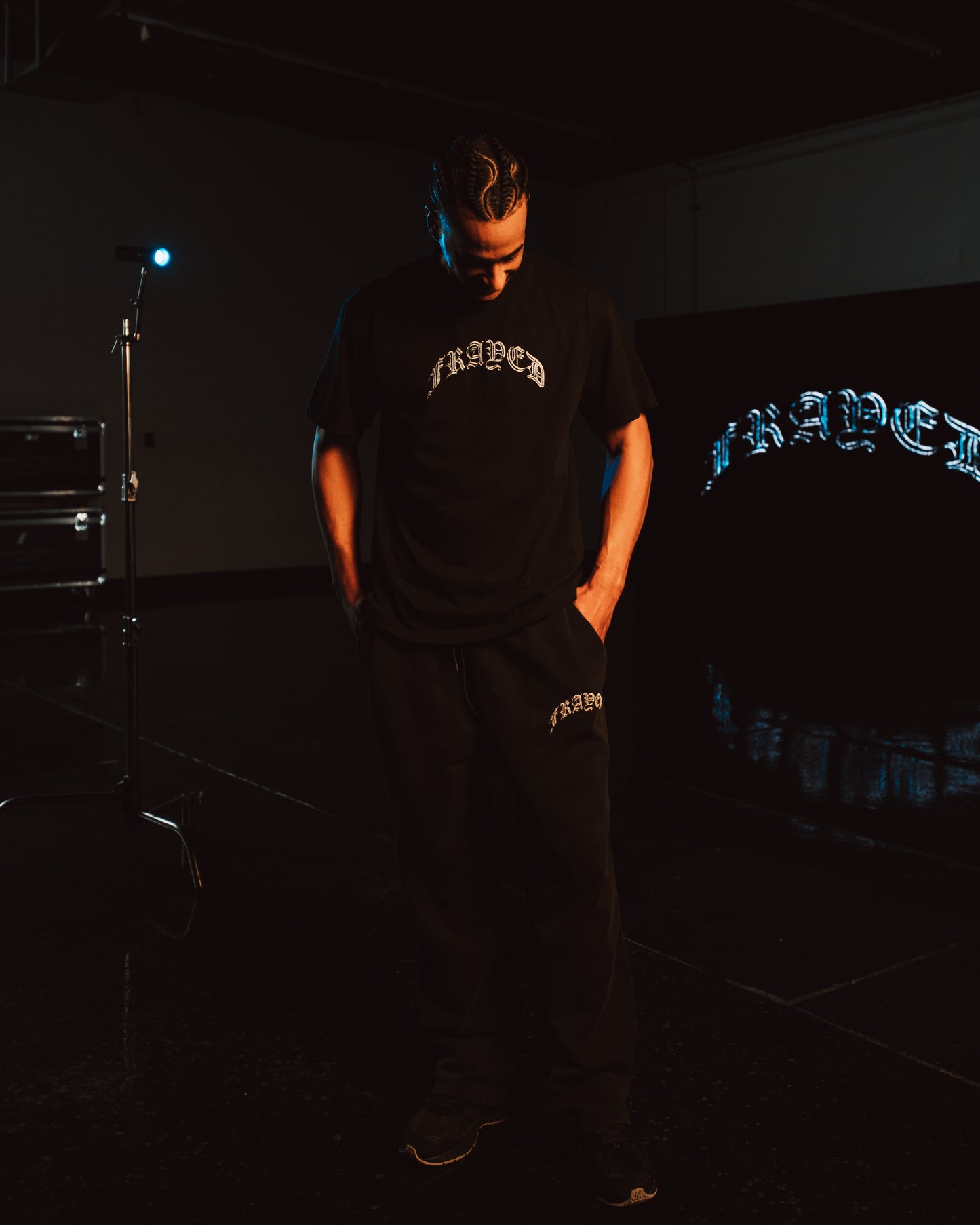 Frayed Boxed Overside Sweats