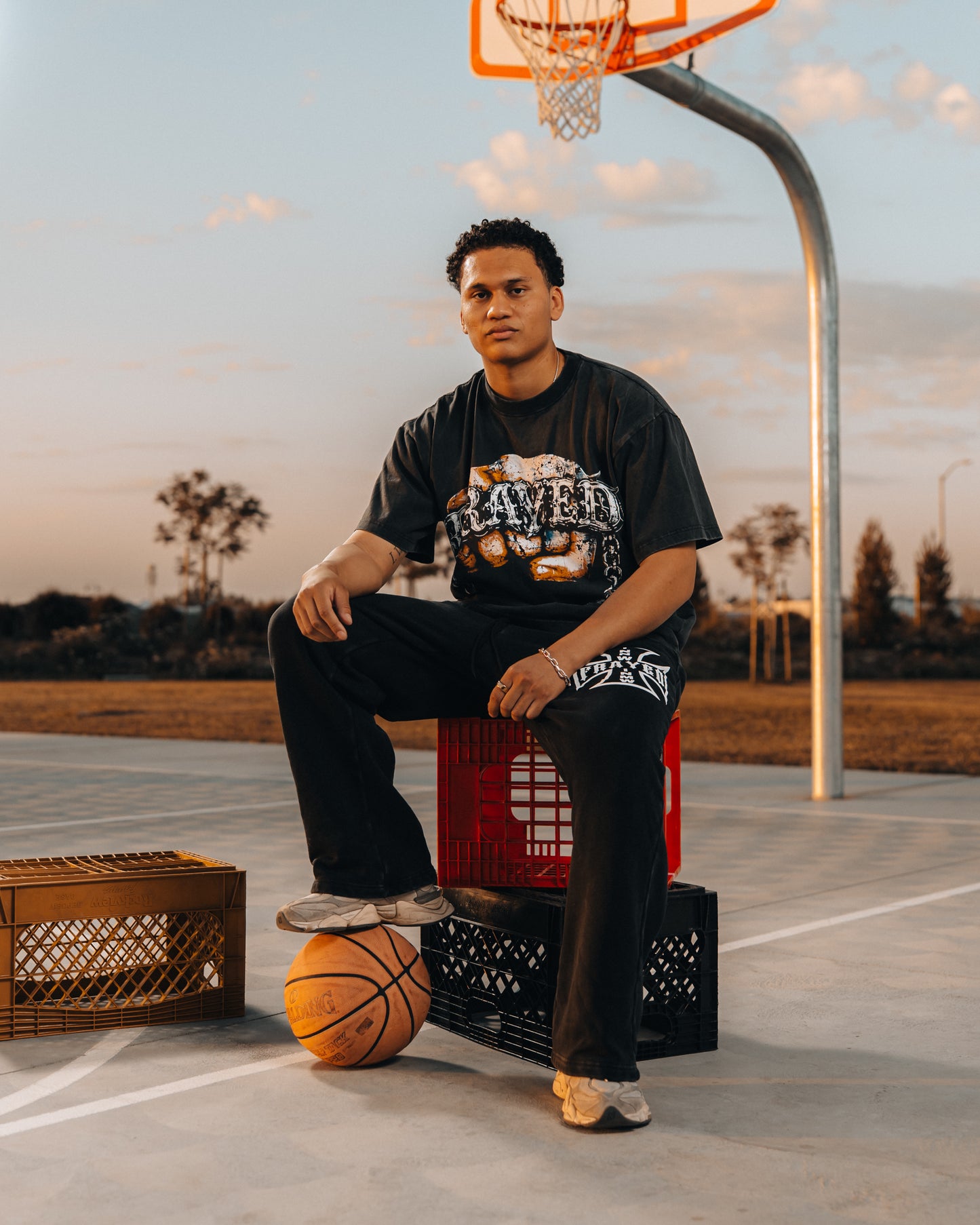 Frayed Brass Knuckle Tee