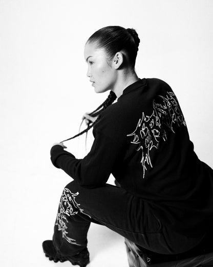 Frayed Longsleeve Waffle