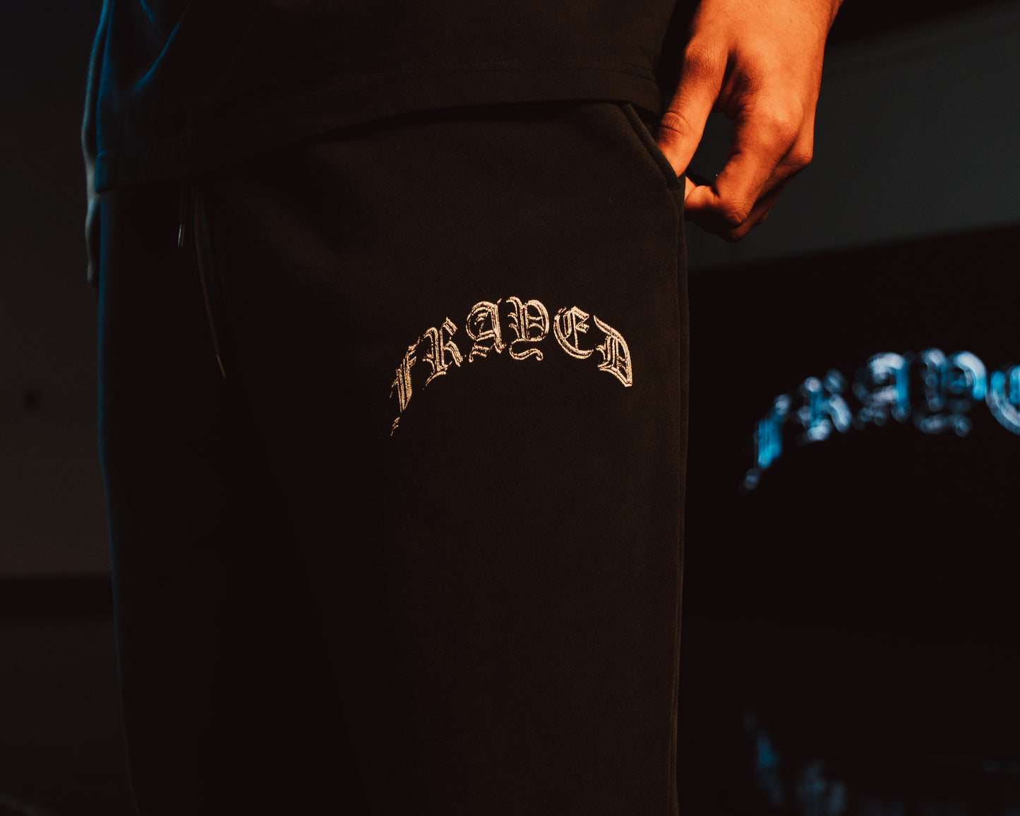 Frayed Boxed Overside Sweats